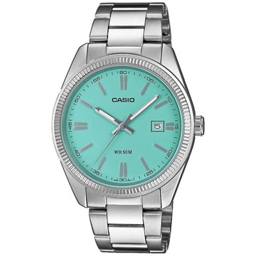 CASIO МУЖСКИЕ ЧАСЫ MTP-1302PD-2A2VEF стальной браслет с датой + КОРОБКА