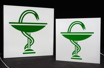 Рекламный короб из оргстекла с 3D светодиодной подсветкой, 40 см.