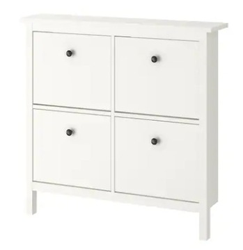 Ikea HEMNES Szafka na buty, 4 przegrody, biała