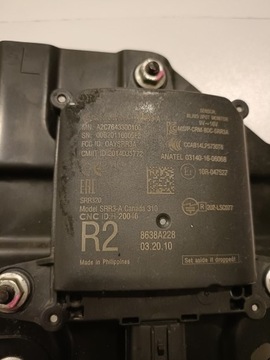 CZUJNIK MARTWEGO POLA CZUJNIK PASA RUCHU MITSUBISHI OUTLANDER III