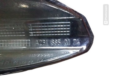 MERCEDES SL 231 R231 CHRÓM MŘÍŽKY LED LEVÝ 2318850174 ORIGINÁLNÍ