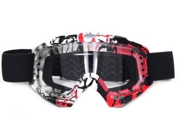 GOGLE FTM-006 BLACK/WHITE/RED