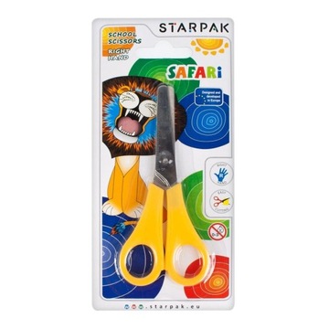 Nożyczki szkolne 13,5cm praworęczne STARPAK 229903