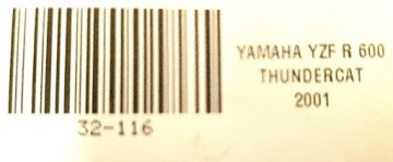 РАМА YAMAHA YZF-R 600 THUNDERCAT 96-03