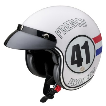 Kask motocyklowy otwarty W-TEC Café Racer Kolor French 41- r. XS 53-54