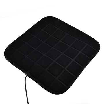 Elektryczna poduszka grzewcza do samochodu zimowa poduszka rozgrzewająca 12V 45x45cm oddychająca nowość
