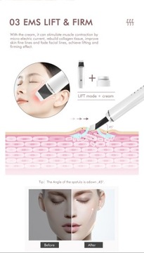 Ультразвуковой скруббер для кожи лица Ополаскиватель для кожи