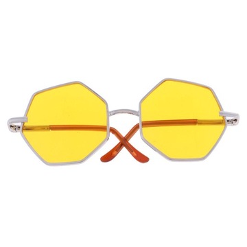 High Quality Doll Accessory Polygonal Metal Yellow