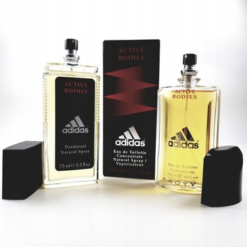 Adidas Active Bodies 100 мл туалетная вода EDT + дезодорант 75 мл