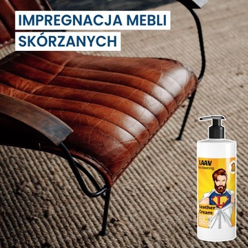 Молочный лосьон-крем LAAV Пропитка для КОЖИ, ремонт кожаной мебели