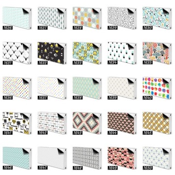 Модная крышка радиатора Современный 3D узор