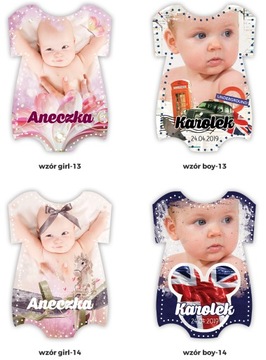 ФОТОМАГНИТ Выходные данные Спасибо Крещение День Рождения Годик + КОНВЕРТ