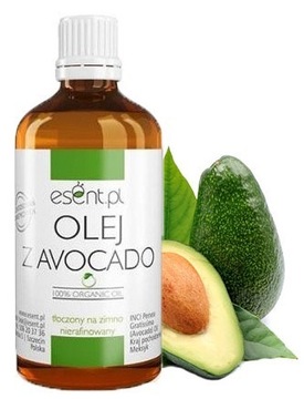 Olej z Awokado 100 ml NIERAFINOWANY regeneracja