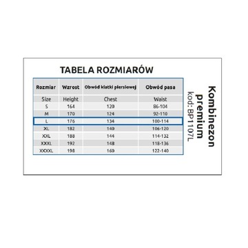 Kombinezon pszczelarski PREMIUM - BRCtech XXXL