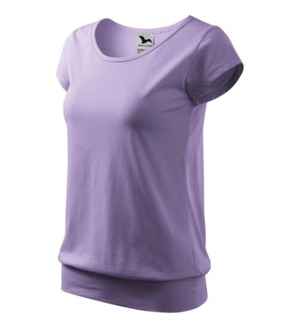DAMSKA koszulka T-SHIRT MALFINI CITY lawenda XS