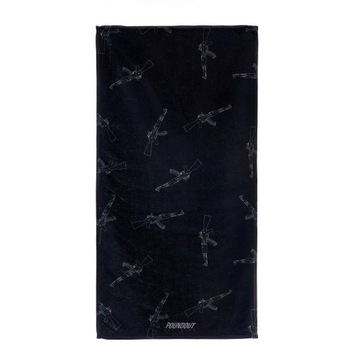 Ręcznik frotte AK-47 35 x 70 cm czarny