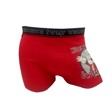 РОЖДЕСТВЕНСКИЕ БОКСЕРНЫЕ ШОРТЫ С+3, НИКОЛАЙ ПОДАРОК