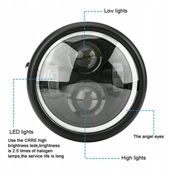 АКСЕССУАР ДЛЯ МОТОЦИКЛОВОЙ ФАРЫ С ЛИНЗОЙ ДЛЯ ПК