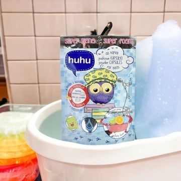 Жидкость для ванн в капсулах для детей фруктовая FOAM XXL, 6 шт, серия HUHU