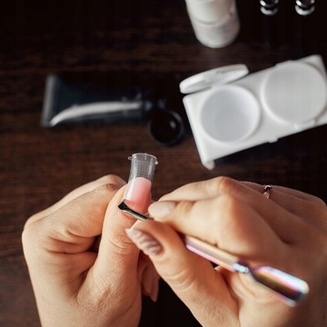 Набор для сборки POWDER GEL акриловый гель БЕЛЫЙ 50 мл