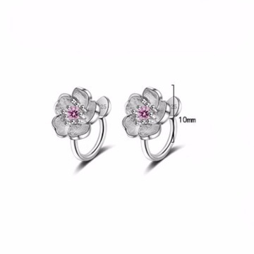 TH--AE182-S Kinitial Darling Cherry Flowers kolczy