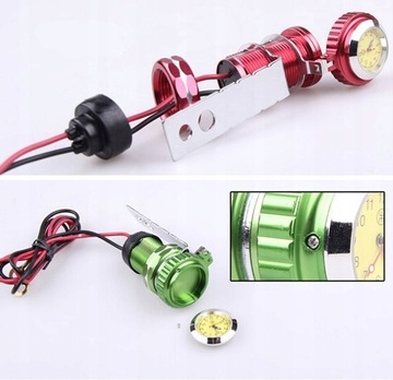 USB-разъем для мотоцикла с часами БЕСПЛАТНО
