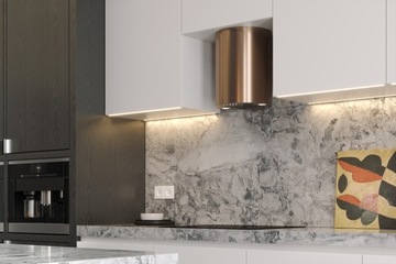 НАСТЕННАЯ КУХОННАЯ ВЫТЯЖКА МЕДНАЯ MAAN ELBA