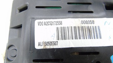 PŘÍSTROJOVÁ DESKA BUDÍKY ALFA ROMEO BRERA 2.4 JTDM 50505507