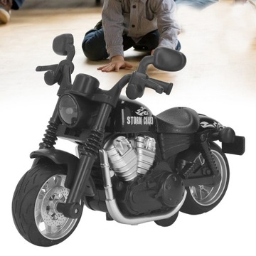 Игрушечный мотоцикл Stop в масштабе 1:16 со звуковым светом