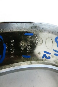 BMW 7 G11 G12 17- MŘÍŽKA LIŠTA CHRÓM NÁRAZNÍKU PRAVÁ PŘEDNÍ 7369920