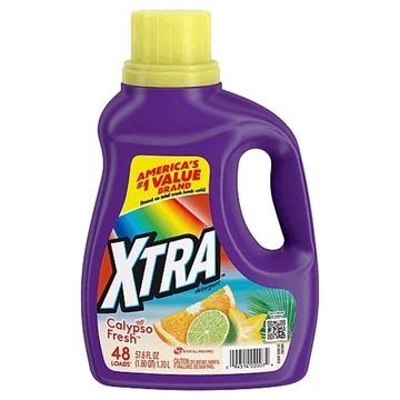 PŁYN DO PRANIA XTRA CALYPSO FRESH 48 PRAŃ 1,7L Z USA