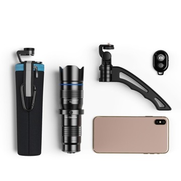 APEXEL PHONE LENS ШТАТИВ С ЗУМОМ 20-40x