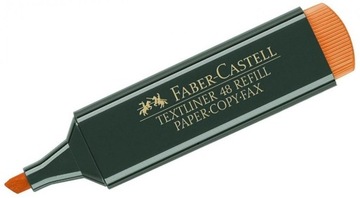 Faber-Castell Flamaster SZKOLNY Pisak do NOTATEK ZAKREŚLACZ Pomarańczowy