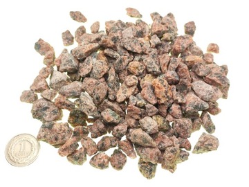 Гранитный гравий, красный, черный гранит, скандинавский керамогранит Vanga 24кг