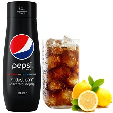 SYROP KONCENTRAT DO SATURATORA WODY SODASTREAM PEPSI MAX ZERO CUKRU 440 ml