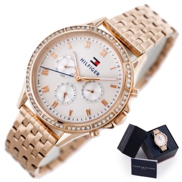 ELEGANCKI ZEGAREK DAMSKI TOMMY HILFIGER 1782143 ARI + PUDEŁKO NA PREZENT