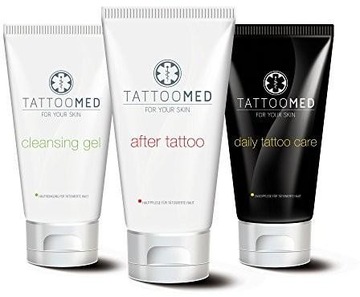 TattooMed kosmetykami do pielęgnacji tatuażu 3x100ml