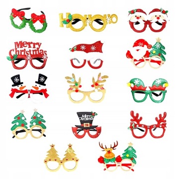 14 sztuk Renifer okulary Xmas Party okulary