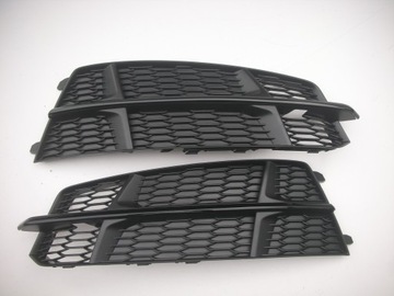 KRATKA ZDERZAKA AUDI A6 C7 LIFT P + L S-LINE BLACK