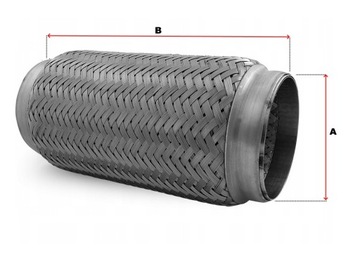Złącze Elastyczne 60x150mm Plecionka Wydechu WZMOC