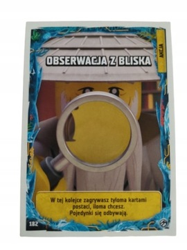 KARTA LEGO NINJAGO Seria 7 NUMER 182