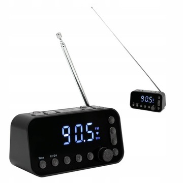 RADIO KUCHENNE FM BUDZIK PRZENOŚNE RETRO