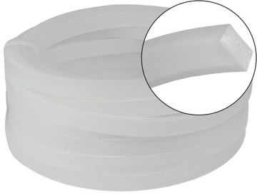 Uszczelka silikonowa sznur o profilu 20x10mm 1mb