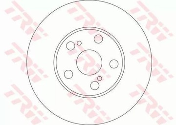 ДИСКИ, КОЛОДКИ, TRW TOYOTA AVENSIS T25 1.6 1.8 ПЕРЕДНИЕ