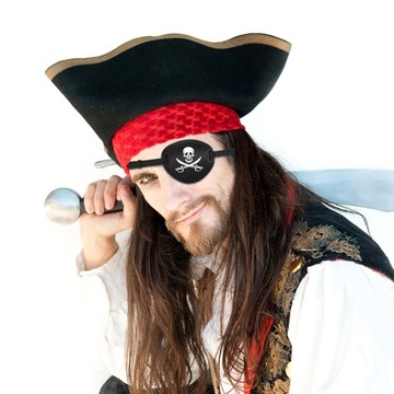 Детская повязка на глаз с пиратскими аксессуарами