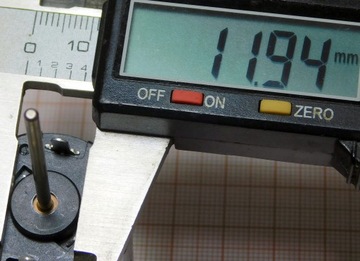 Двигатель постоянного тока 12 В, ось 2,3 мм JOHNSON [P103]C