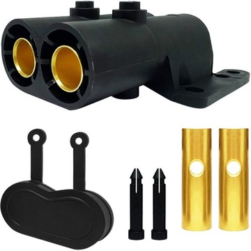 ВИЛКА С ЗАРЯДНОЙ РОЗЕТКОЙ SW5 ВЫСОКИЙ ТОК 300 А SW4 24 В НАБОР