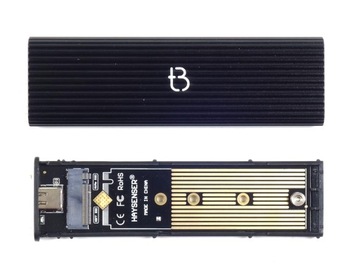 Корпус с отсеком для накопителя M.2 NVME PCI-E USB-C 3.1