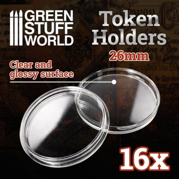 Token Holders 26mm - osłona na żeton 16 szt.