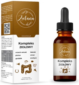 Kompleks ziołowy 50 ml Zielana